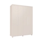 Guarda Roupa 4 Portas 2 Gavetas Viena Branco Camas Fênix Bran