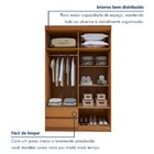 Guarda-roupa 4 Portas 2 Gavetas Zeus