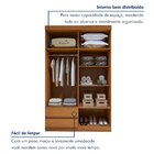 Guarda-roupa 4 Portas 2 Gavetas Zeus Com Espelho