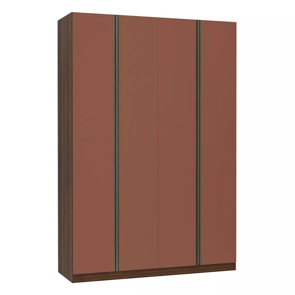 Guarda Roupa 4 Portas 3 Gavetas 159 Cm Prime Luciane Móveis -