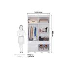 Guarda Roupa 4 Portas 3 Gavetas 1 Basculante 100% Mdf Porto P