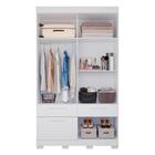 Guarda Roupa 4 Portas 3 Gavetas 1 Basculante Com Espelho 100%