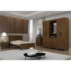 Guarda Roupa 4 Portas 3 Gavetas Belém Brauna