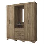 Guarda Roupa 4 Portas 3 Gavetas Caiobá 4.3 - Pr Móveis