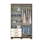 Guarda Roupa 4 Portas 3 Gavetas Caju Henn