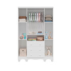 Guarda Roupa 4 Portas 3 Gavetas Uli New Móveis Peroba