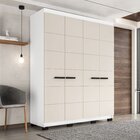 Guarda Roupa 4 Portas 4 Gavetas Lisboa Branco/creme