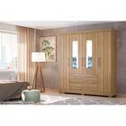 Guarda Roupa 4 Portas Bilbao Amêndola Touch 64110es