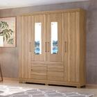 Guarda Roupa 4 Portas Bilbao Amêndola Touch 64110es