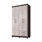 Guarda Roupa 4 Portas Bulls Castanho Avelã