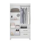 Guarda Roupa 4 Portas Chile Branco 952440 Moval