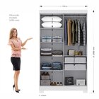 Guarda Roupa 4 Portas Com Pés Paris Espresso Móveis Branco