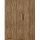 Guarda Roupa 4 Portas Com Pés Paris Espresso Móveis Ipê