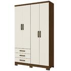 Guarda Roupa 4 Portas De Abrir H02 Claire Castanho Hp/off Whi