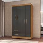 Guarda Roupa 4 Portas E 2 Gavetas Mônaco L01 - Doce Sonho Móv
