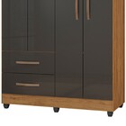 Guarda Roupa 4 Portas E 2 Gavetas Mônaco L01 - Doce Sonho Móv