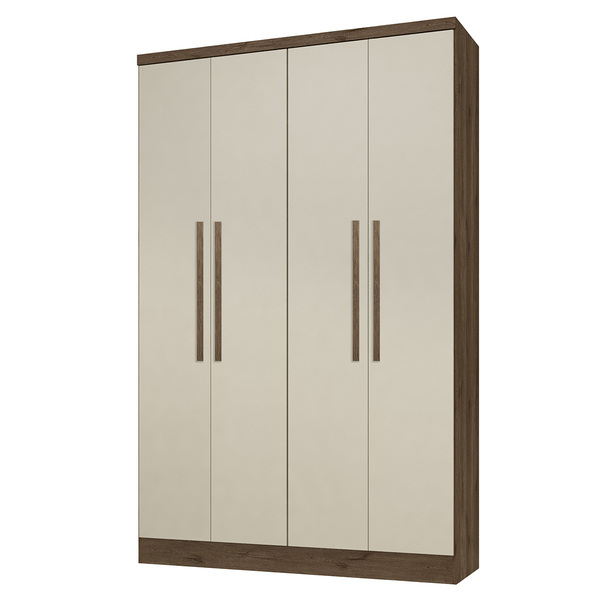 Guarda Roupa 4 Portas E 2 Gavetas Pietra Q01 - Doce Sonho Móv