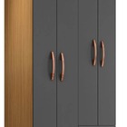 Guarda Roupa 4 Portas E 2 Gavetas Sem Espelho Manchester - Éd