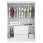 Guarda Roupa 4 Portas E 3 Gavetas Ane - Phoenix Baby