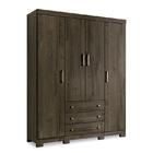Guarda Roupa 4 Portas E 3 Gavetas Sonata 4.3 - Pr Móveis