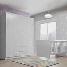 Guarda Roupa 4 Portas E Berço 2 Em 1 Isa