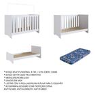 Guarda Roupa 4 Portas E Berço Americano 3 Em 1 Com Colchão In