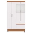 Guarda Roupa 4 Portas Espelho 102 Cm 10090 Vlr