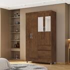 Guarda Roupa 4 Portas Espelho 102 Cm 10090 Vlr