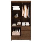 Guarda Roupa 4 Portas Espelho 102 Cm 10090 Vlr