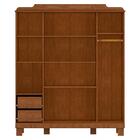 Guarda Roupa 4 Portas Espelho Com Aplique 152 Cm 1272 Milani