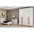 Guarda Roupa 4 Portas Hannover Branco