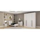 Guarda Roupa 4 Portas Hannover Branco