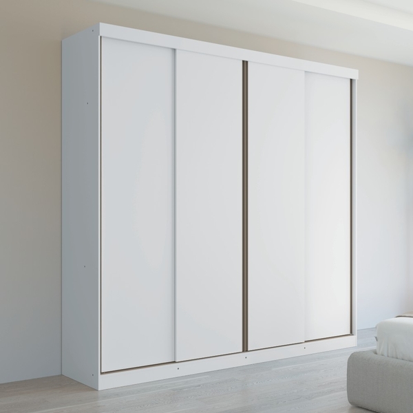 Guarda Roupa 4 Portas Italy Branco