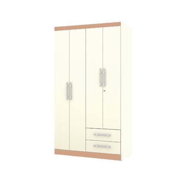 Guarda Roupa 4 Portas Line Branco/camarim - Vlr