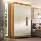 Guarda-roupa 4 Portas Mdp Paris Cinamono/off White