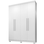 Guarda Roupa 4 Portas New Master Benetil Branco