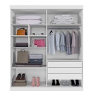 Guarda Roupa 4 Portas New Master Benetil Branco