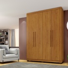 Guarda Roupa 4 Portas New Master Benetil Cinamomo