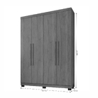 Guarda Roupa 4 Portas New Master Benetil Cinamomo-off White