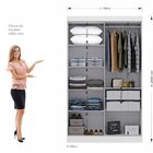 Guarda Roupa 4 Portas Paris Espresso Móveis Branco