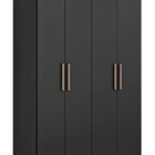 Guarda Roupa 4 Portas Paris Espresso Móveis Preto