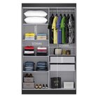 Guarda Roupa 4 Portas Paris Espresso Móveis Preto