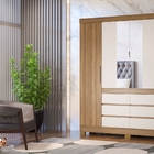 Guarda Roupa 4 Portas Reus Amendola/off White