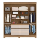 Guarda Roupa 4 Portas Reus Amendola/off White