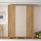 Guarda Roupa 4 Portas Ripado Mêda Buriti Off White