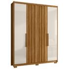 Guarda Roupa 4 Portas Ripado Porto Freijó Off White