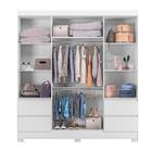 Guarda Roupa 4 Portas Roma Branco 971440 Moval