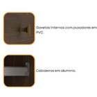 Guarda Roupa 4 Portas Zelandia Espresso Móveis Cacau