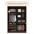 Guarda Roupa 4 Portas Zelandia Espresso Móveis Cacau