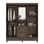 Guarda Roupa 4p Essen Ébano